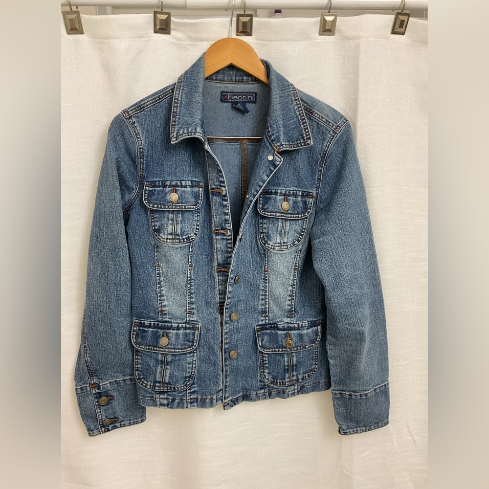 Ptp 21-22” Baccini Classic Blue Denim Jacket
